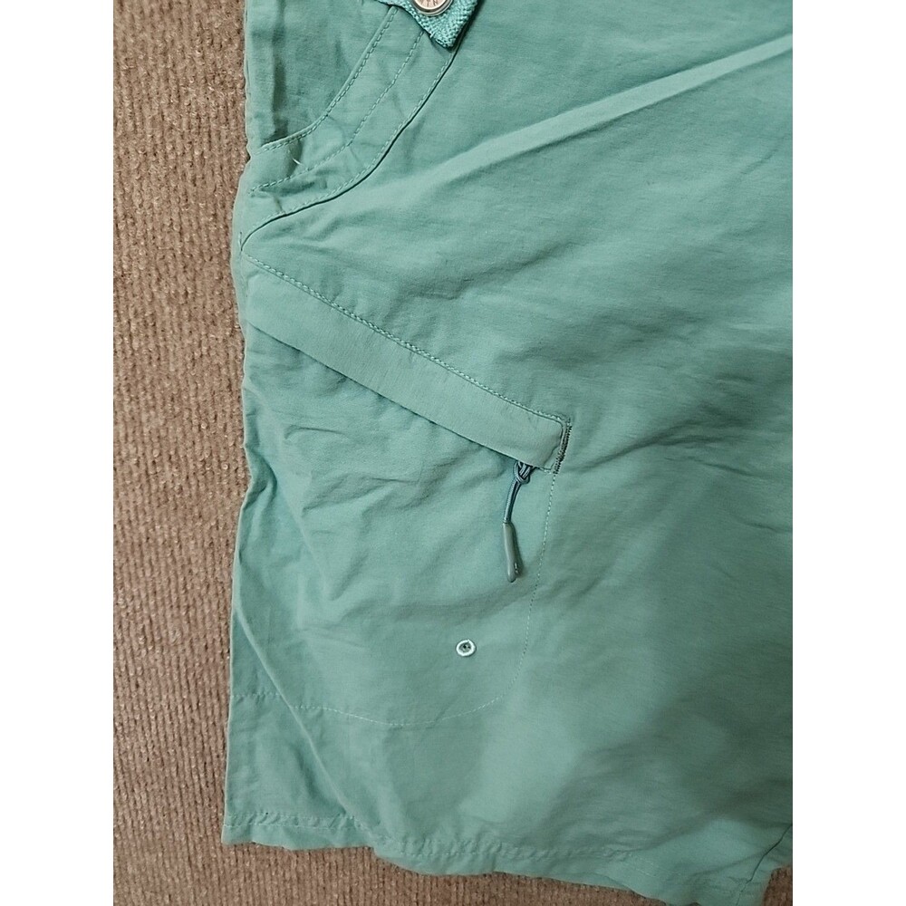 Gander Mountain Riley Shorts Womens 10 Aqua Sea Cargo Pockets Lightweight NEW - Picture 3 of 9